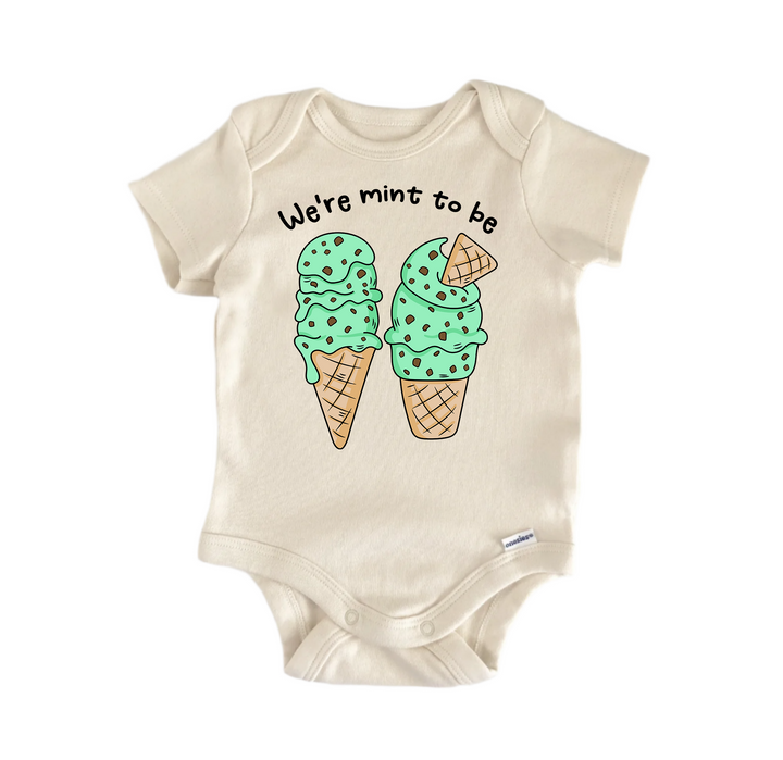 We're Mint Best Friends Bff Bestie Valentine's Day -  Baby Boy Girl Clothes  Bodysuit  Funny Cute Onesie® | North Fork Forager LLC