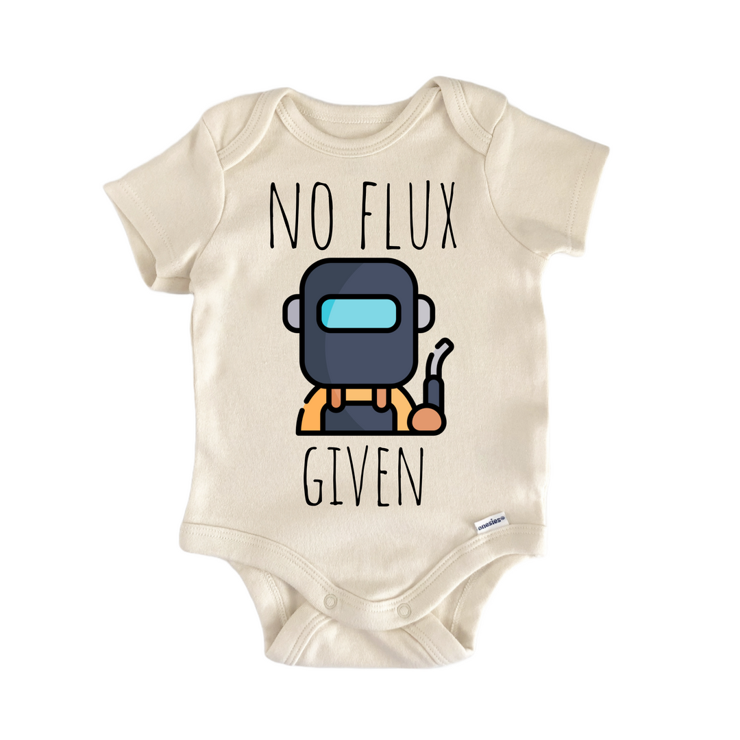 Welding Welder Flux - Baby Bodysuit  Funny Cute Onesie® | North Fork Forager LLC
