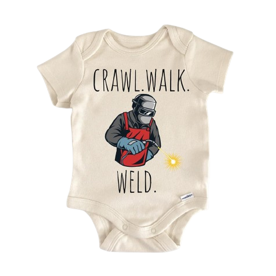 Welding Welder - Baby Boy Girl Clothes Infant Bodysuit Funny Cute Newborn  Funny Cute Onesie® | North Fork Forager LLC