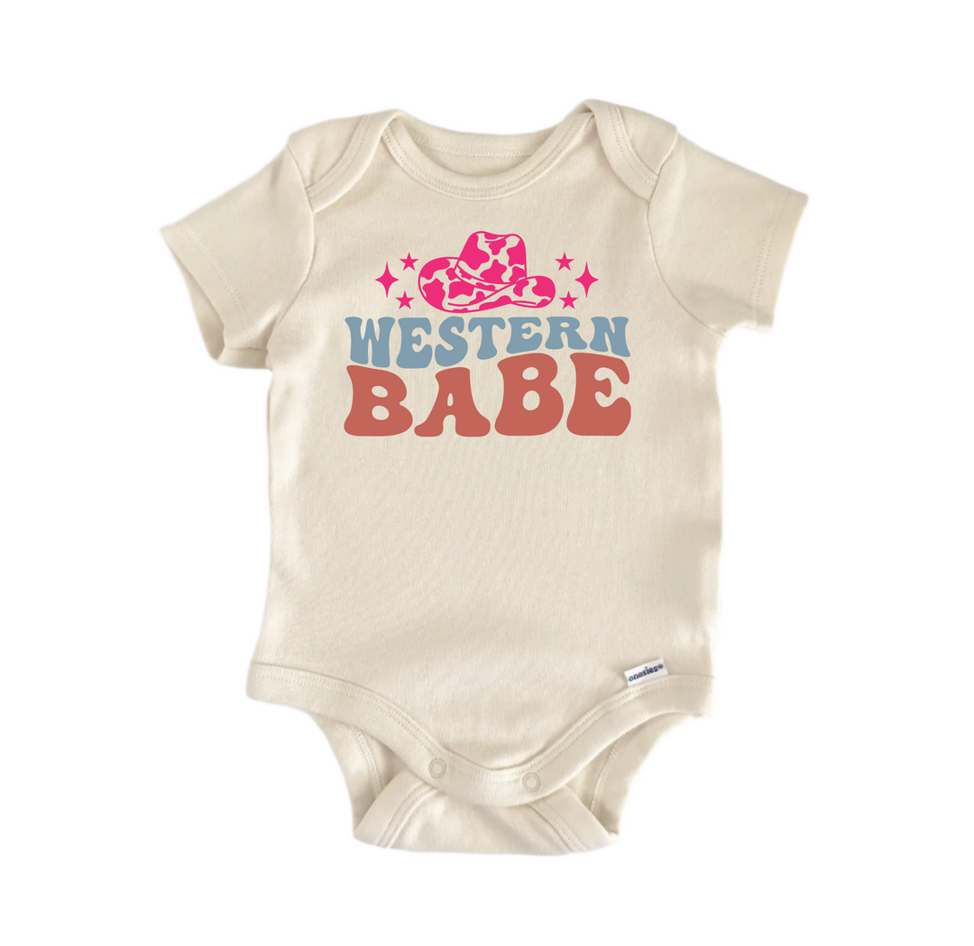 Western Babe Country -  Baby Boy Girl Clothes Infant Bodysuit Funny Cute Newborn  Funny Cute Onesie® | North Fork Forager LLC