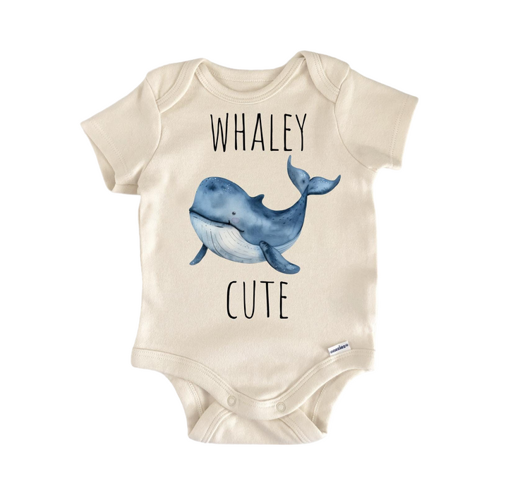 Whale Whaley Cute Beach - Baby Boy Girl Clothes Infant Bodysuit Funny Cute Newborn  Funny Cute Onesie® | North Fork Forager LLC