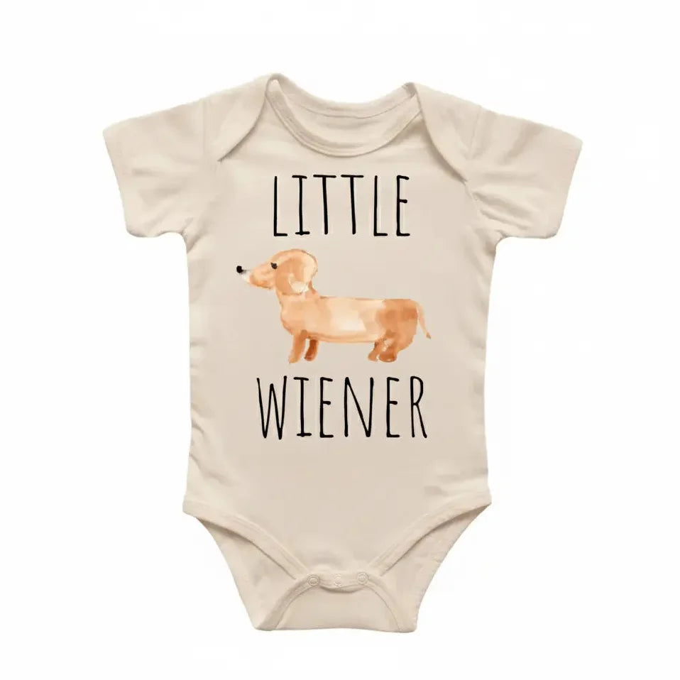 Wiener Dog Dachshund - Baby Boy Girl Clothes Infant Bodysuit Funny Cute Newborn  Funny Cute Onesie® | North Fork Forager LLC
