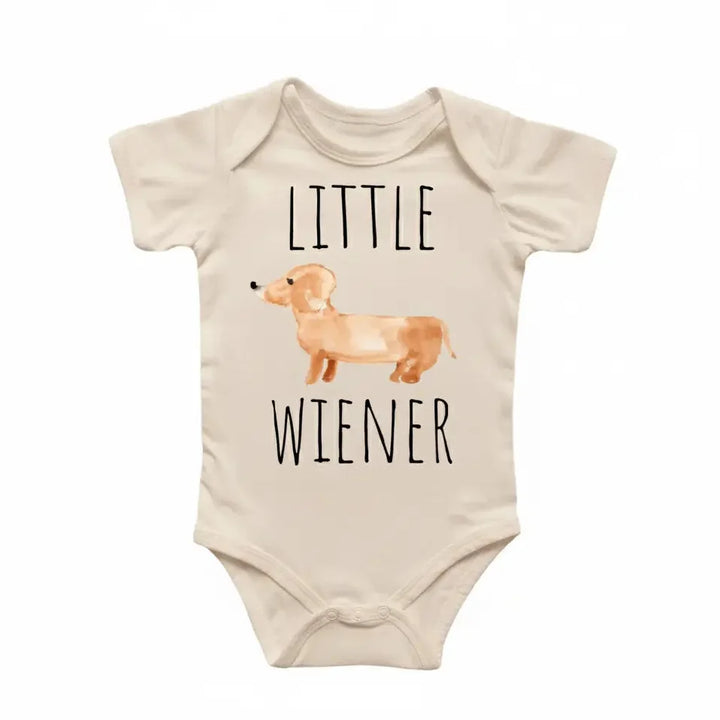 Wiener Dog Dachshund - Baby Boy Girl Clothes Infant Bodysuit Funny Cute Newborn  Funny Cute Onesie® | North Fork Forager LLC