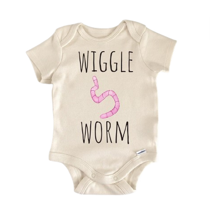 Wiggle Worm Fishing - Baby Boy Girl Clothes Infant Bodysuit Funny Cute Newborn  Funny Cute Onesie® | North Fork Forager LLC