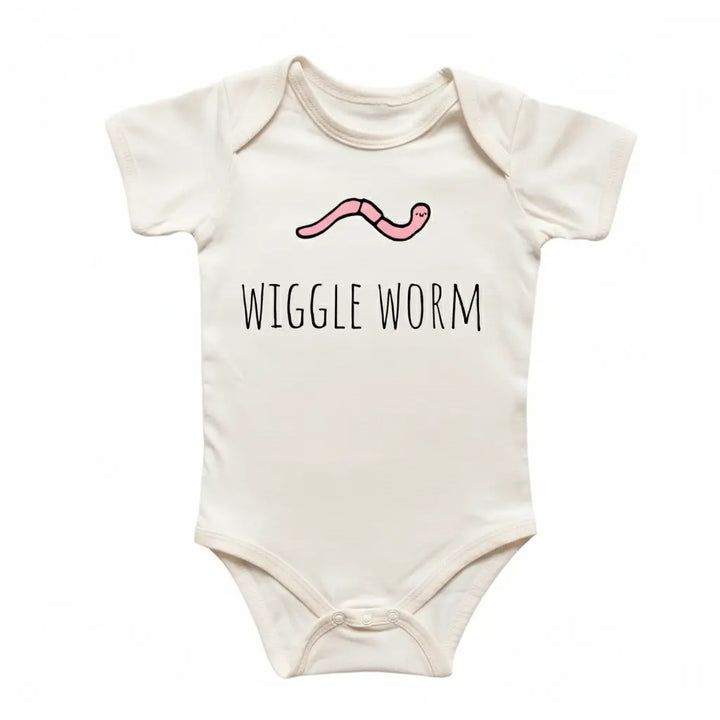 Wiggle Worm - Baby Boy Girl Clothes Infant Bodysuit Funny Cute Newborn  Funny Cute Onesie® | North Fork Forager LLC