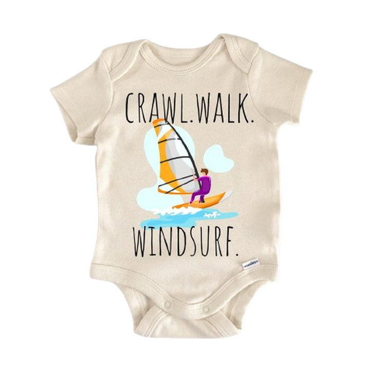 Windsurfing Windsurfer - Baby Boy Girl Clothes Infant Bodysuit Funny Cute Newborn  Funny Cute Onesie® | North Fork Forager LLC