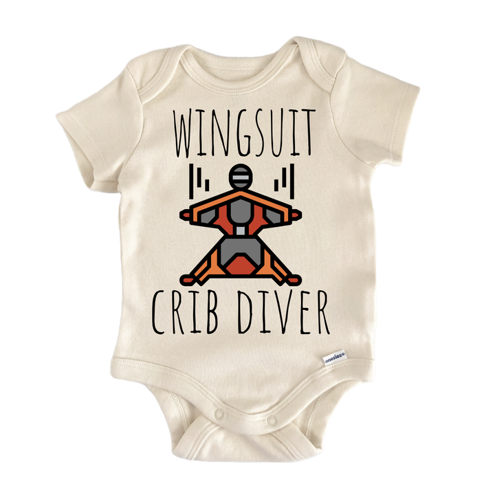 Wingsuit Base Jump Skydive - Baby Bodysuit  Funny Cute Onesie® | North Fork Forager LLC