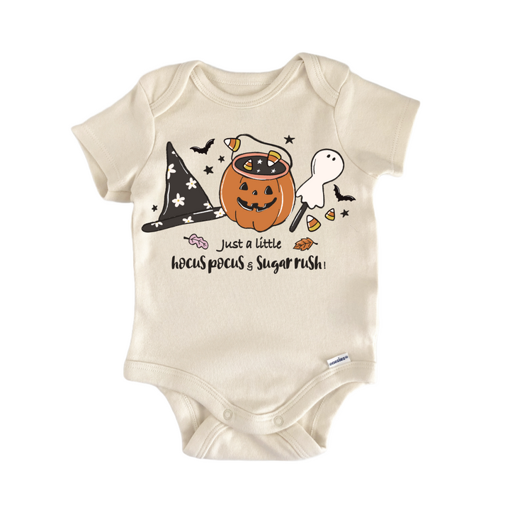Witch Hat Trick Or Treat - Baby Bodysuit  Funny Cute Onesie® | North Fork Forager LLC