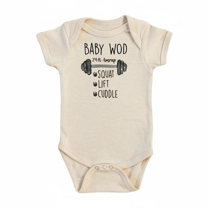Baby Wod Gym - Baby Boy Girl Clothes Infant Bodysuit Funny Cute Newborn  Funny Cute Onesie® | North Fork Forager LLC