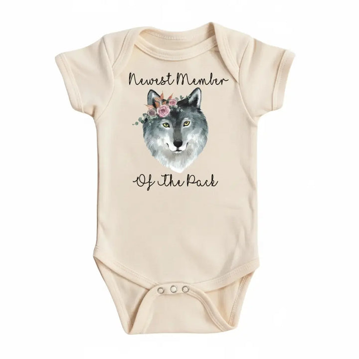 Wolf Pack - Baby Boy Girl Clothes Infant Bodysuit Funny Cute Newborn 1B  Funny Cute Onesie® | North Fork Forager LLC