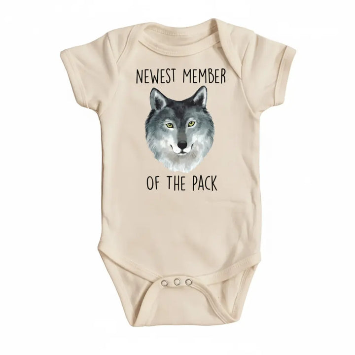 Wolf Pack - Baby Boy Girl Clothes Infant Bodysuit Funny Cute Newborn 1D  Funny Cute Onesie® | North Fork Forager LLC