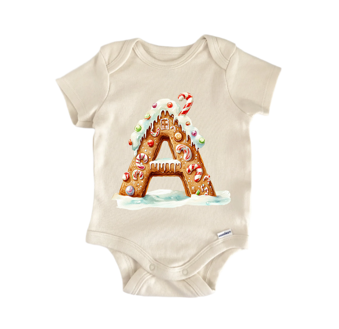 A Letter Name Christmas - Baby Bodysuit