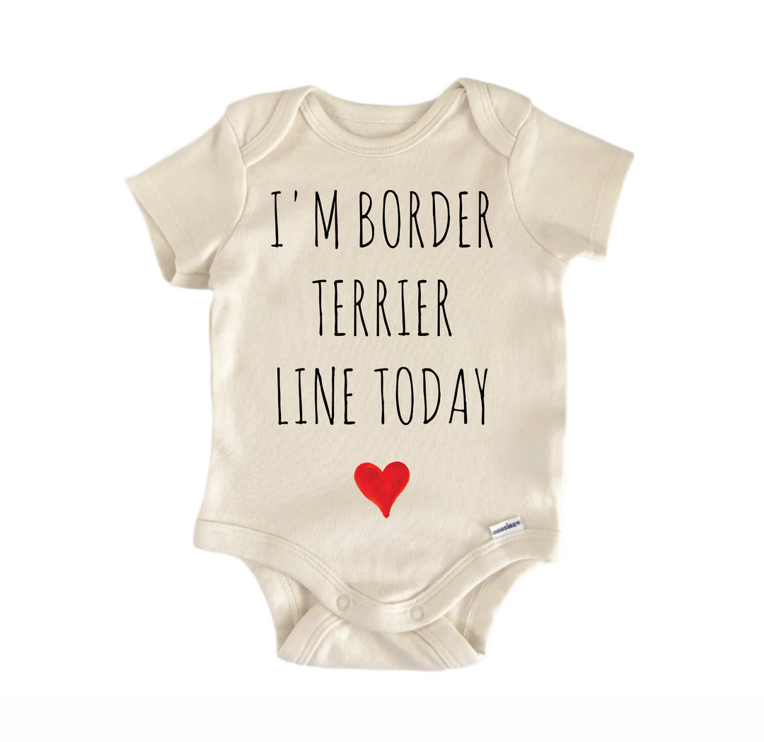 Border Terrier Joke - Baby Bodysuit