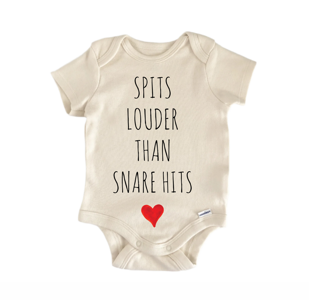 Drum Set Rhythm Cymbals - Baby Bodysuit