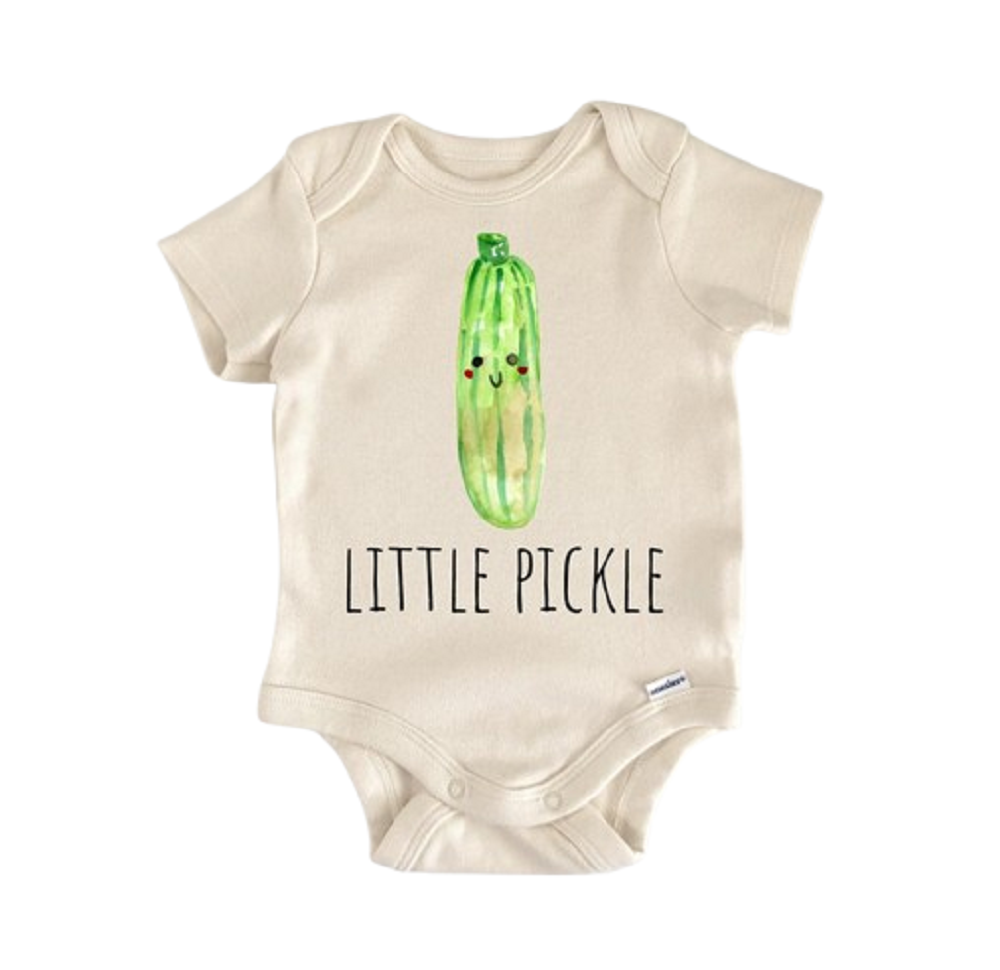 Pickle Dill Vegan Foodie - Baby Boy Girl Clothes Infant Onesie® Funny Cute Newborn GS1 BBY