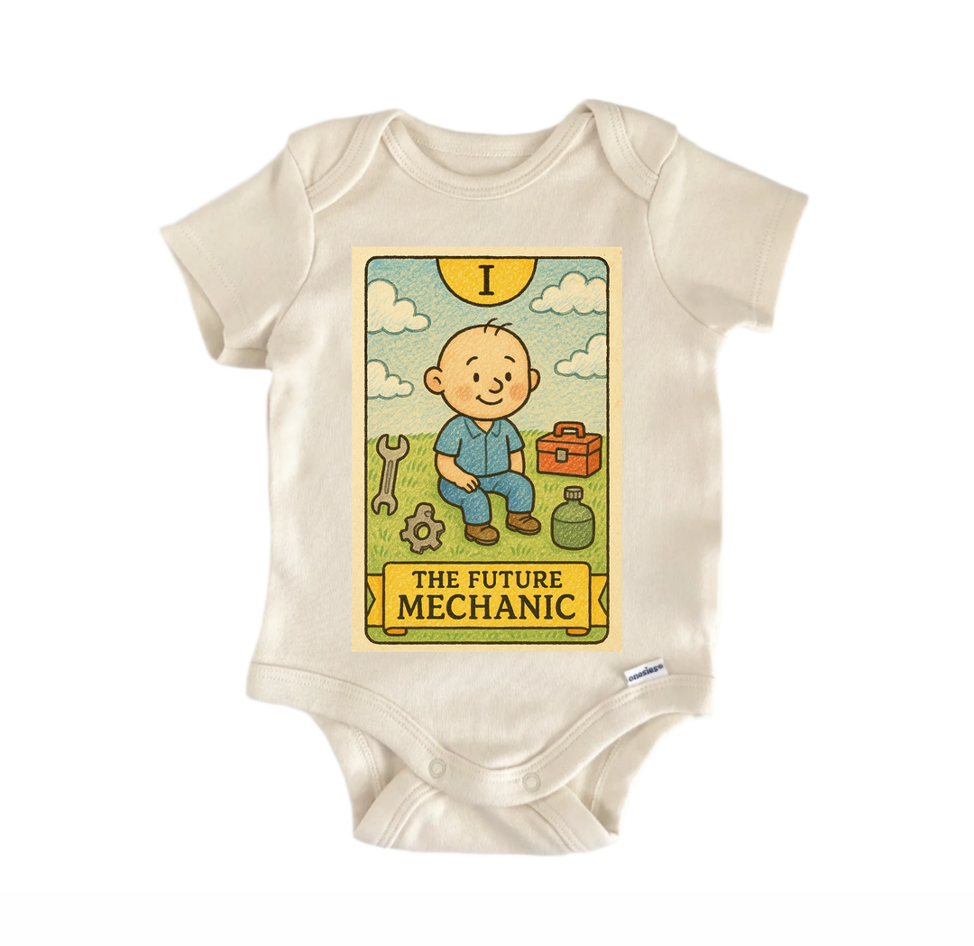 Future Mechanic Tarot - Baby Bodysuit