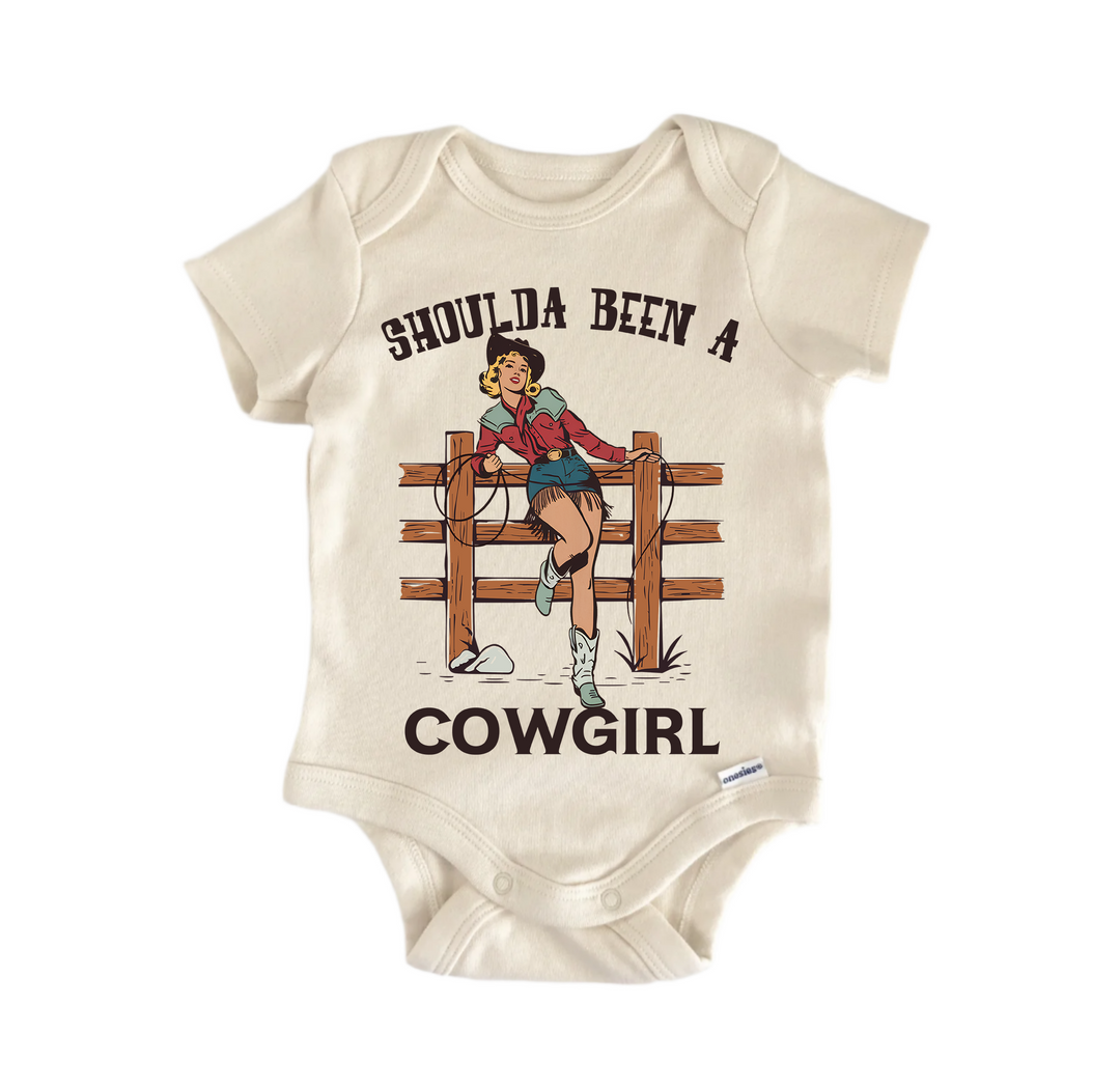 Shoulda Been Cowgirl - Baby Bodysuit