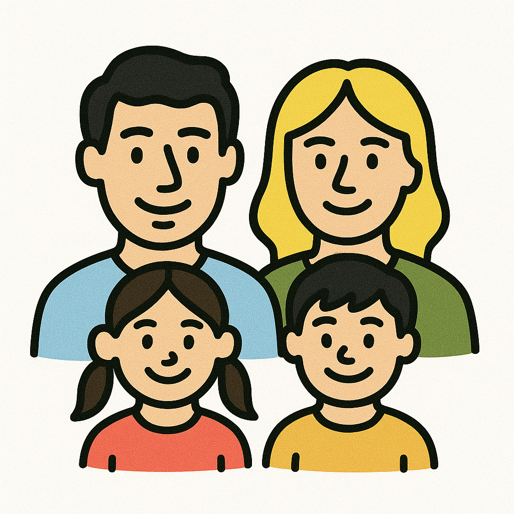 👩 Parents & Siblings