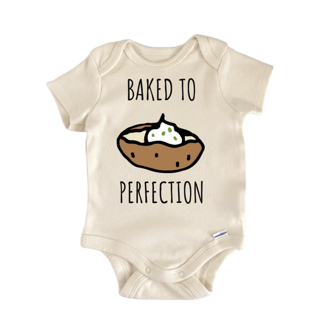 Oven Potato Baked Potatoes Loaded Baby Gift Baby Bodysuit