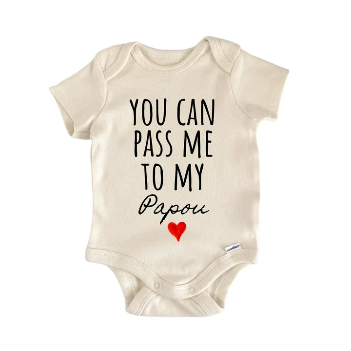Papou Announcement Baby Gift Baby Bodysuit