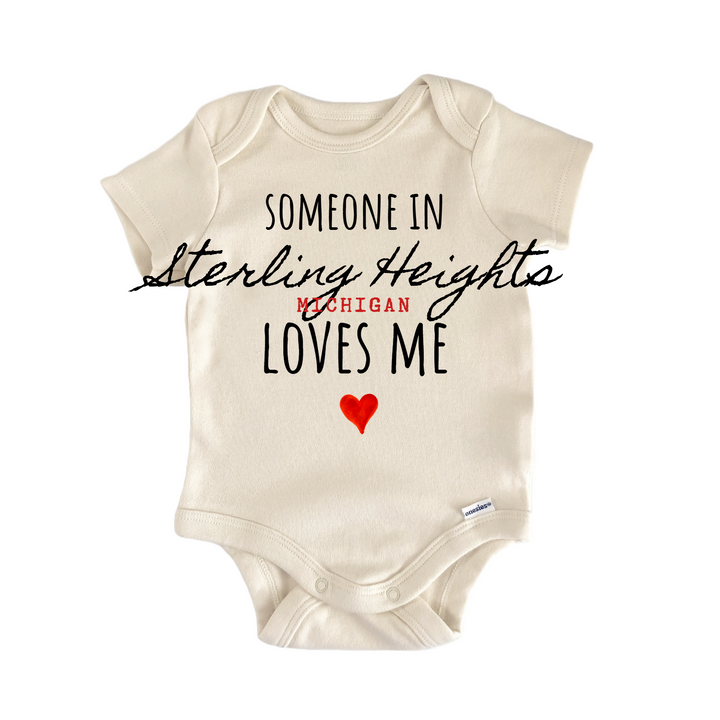 Sterling Heights Michigan Baby Gift Baby Onesie®