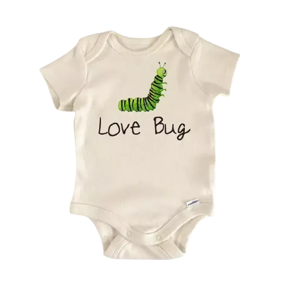 Caterpillar Insect Love Bug - Baby Boy Girl Clothes Infant Bodysuit Funny Cute Newborn  Funny Cute Onesie® | North Fork Forager LLC