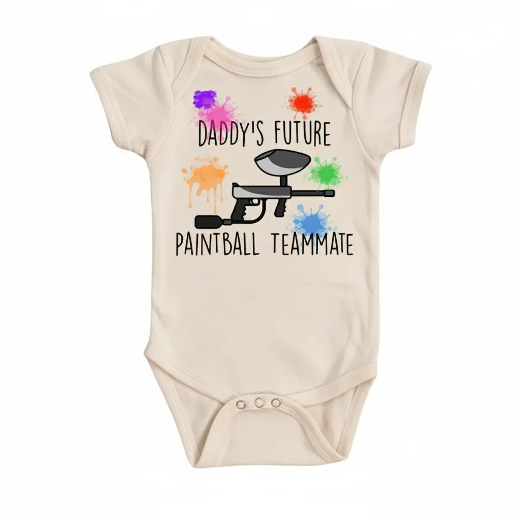Paintball Daddy - Baby Boy Girl Clothes Infant Bodysuit Funny Cute Newborn  Funny Cute Onesie® | North Fork Forager LLC