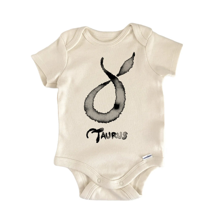 Taurus Zodiac Astrology Signs Baby Gift Baby Bodysuit