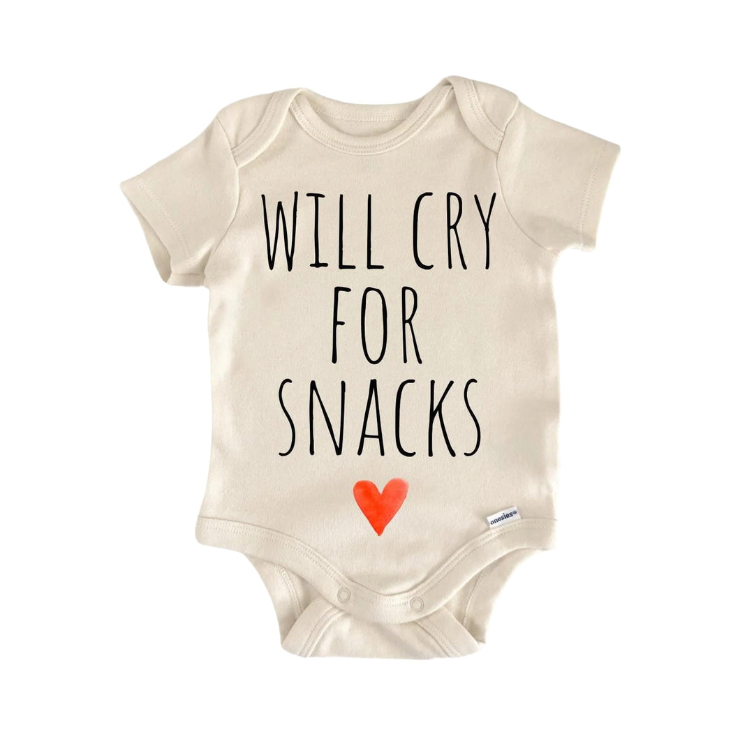 Snacks Foodie - Baby Boy Girl Clothes Infant Bodysuit Funny Cute Newborn  Funny Cute Onesie® | North Fork Forager LLC
