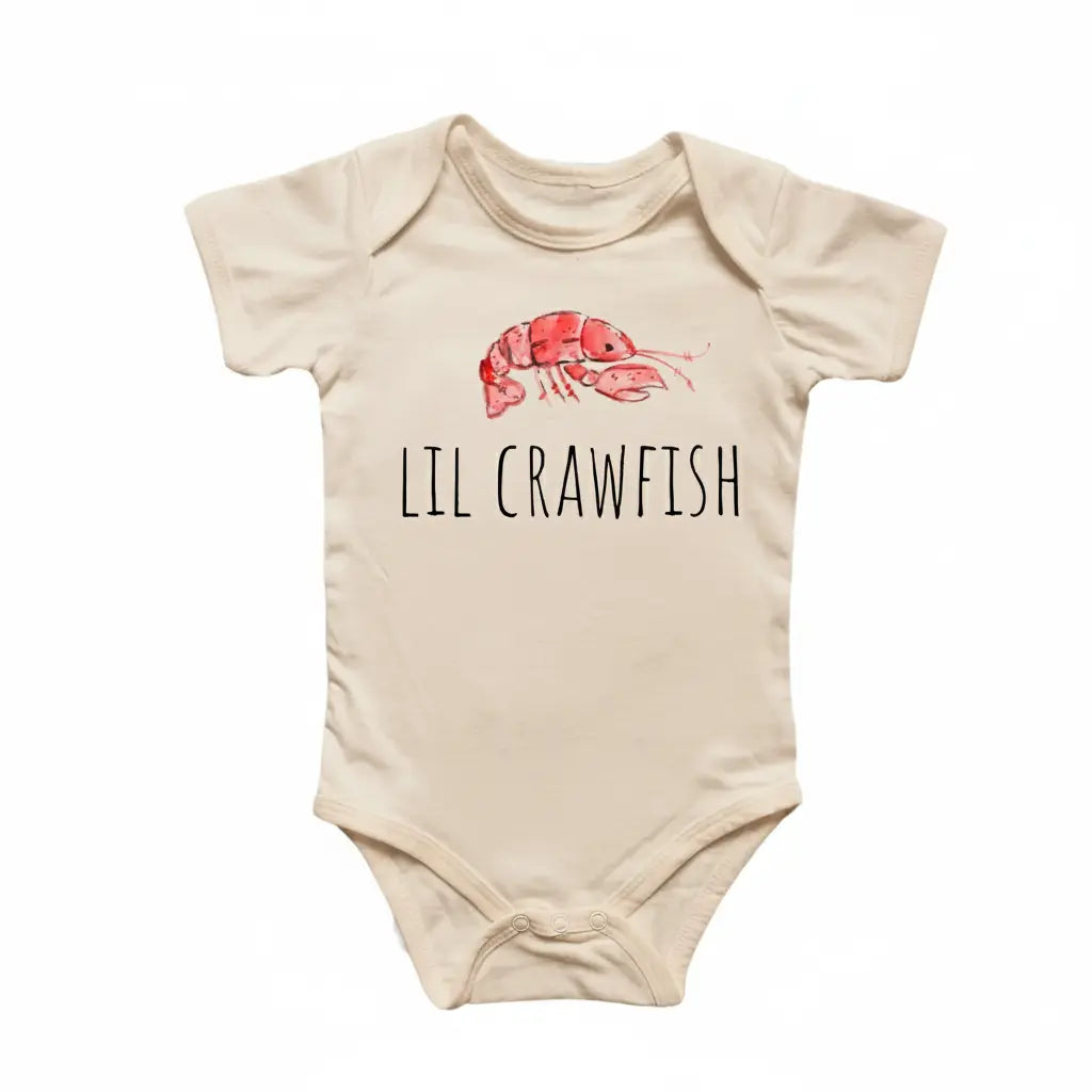 Little Crawfish - Baby Boy Girl Clothes Infant Bodysuit Funny Cute Newborn  Funny Cute Onesie® | North Fork Forager LLC