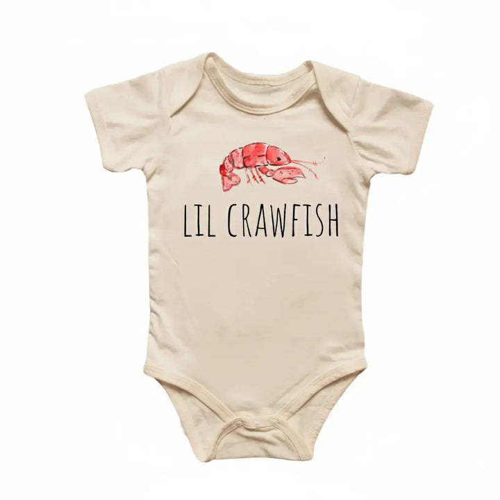 Little Crawfish - Baby Boy Girl Clothes Infant Bodysuit Funny Cute Newborn  Funny Cute Onesie® | North Fork Forager LLC
