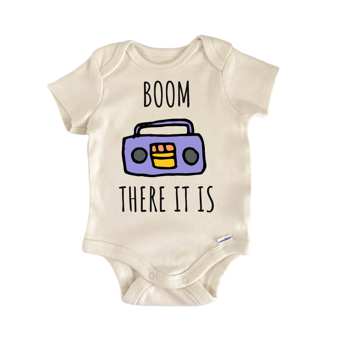Boom Box Music 90's Retro Infant Gift Baby Bodysuit