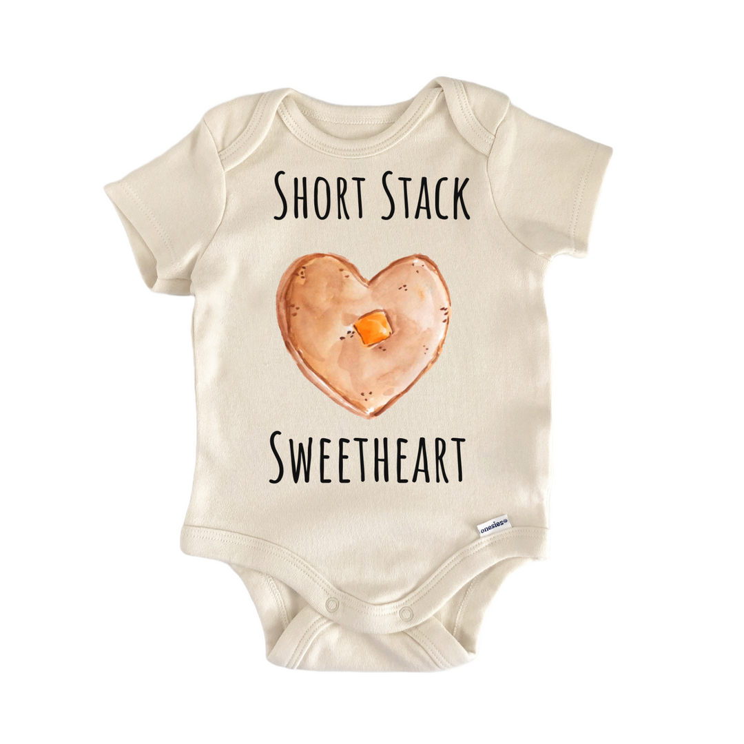 Pancake Flapjack Sweetheart Breakfast Brunch Baby Gift Baby Onesie®