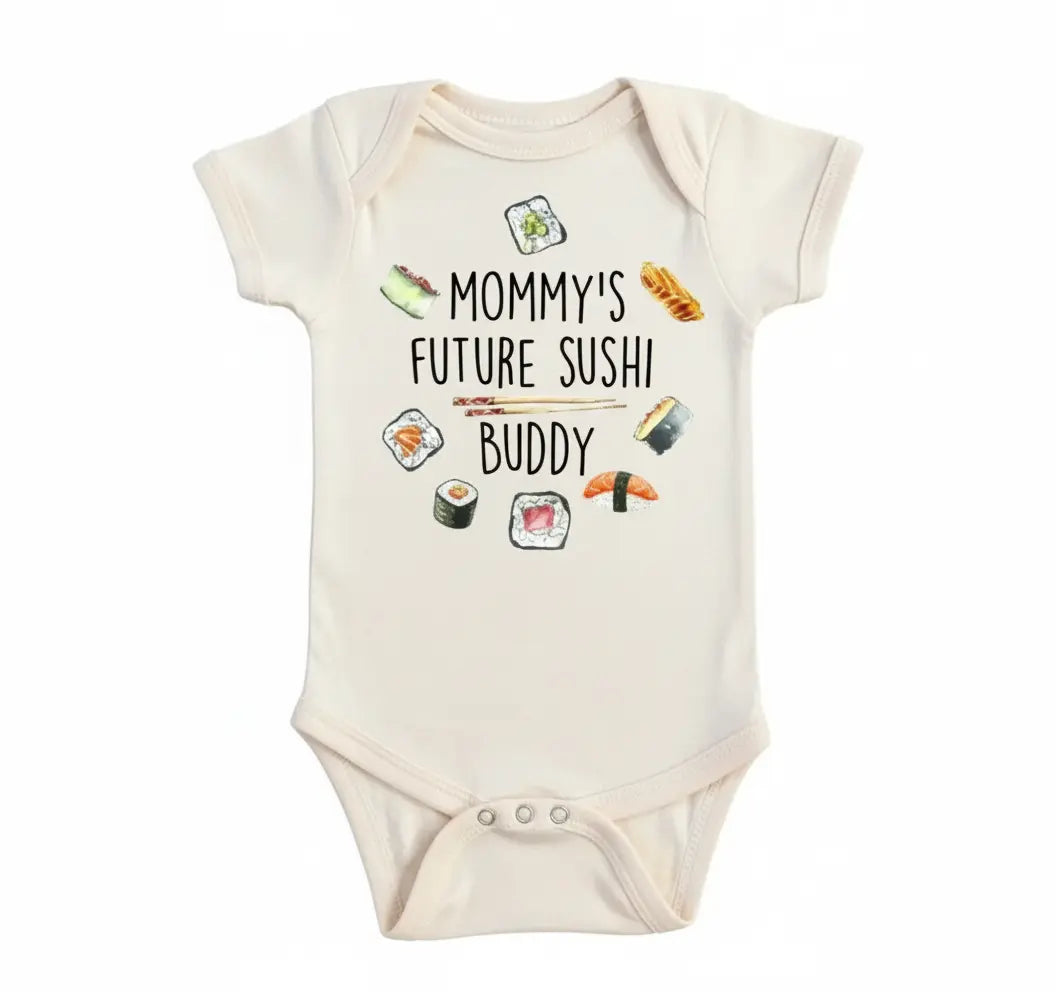 Sushi Roll - Baby Boy Girl Clothes Infant Bodysuit Funny Cute Newborn 1E  Funny Cute Onesie® | North Fork Forager LLC