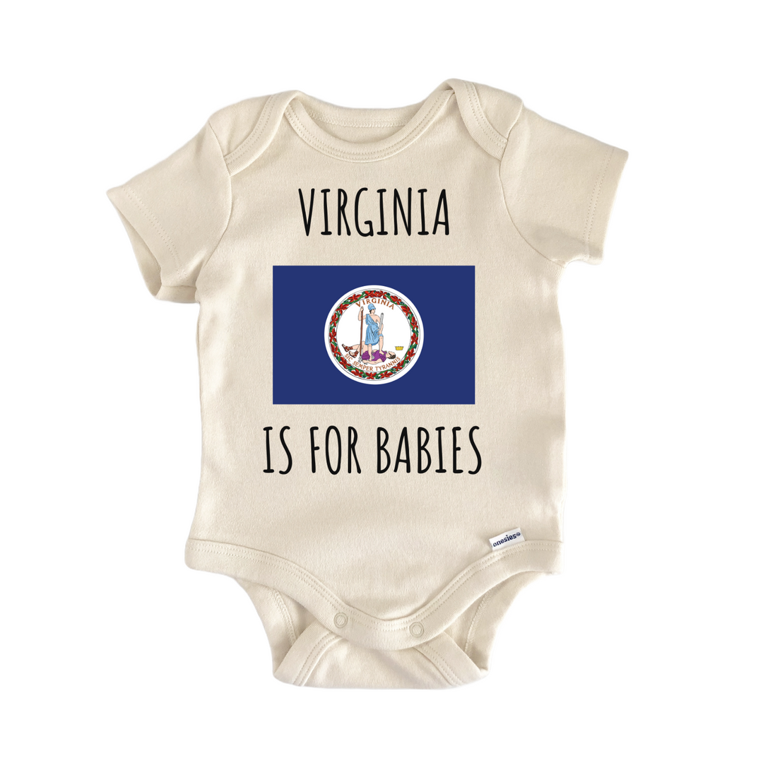 Virginia State Flag Baby Gift Baby Onesie®