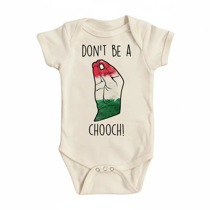 Italian Chooch - Baby Boy Girl Clothes Infant Onesie® Funny Cute Newborn GS1  Funny Cute Onesie® | North Fork Forager LLC