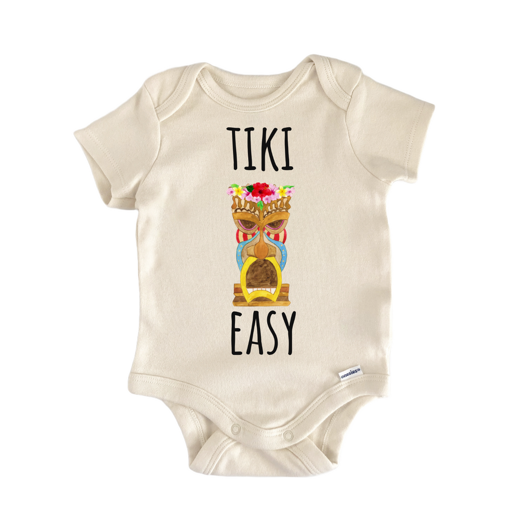 Tiki Hawaii Aloha Tropical Baby Gift Baby Onesie®