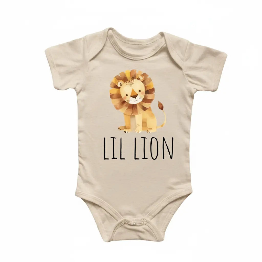 Little Lion Safari - Baby Boy Girl Clothes Infant Bodysuit Funny Cute Newborn  Funny Cute Onesie® | North Fork Forager LLC