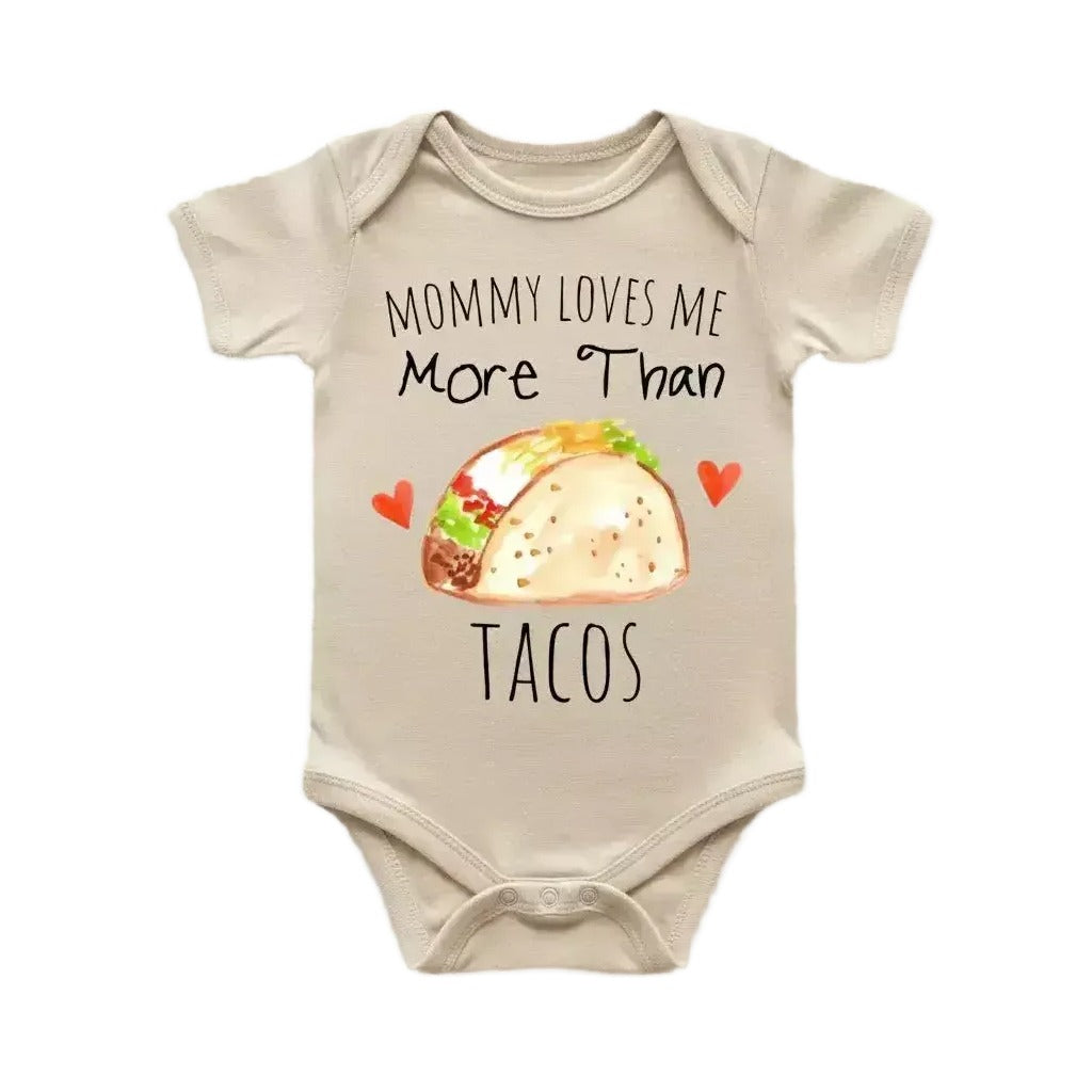Taco Love - Baby Boy Girl Clothes Infant Onesie® Funny Cute Newborn GS1  Funny Cute Onesie® | North Fork Forager LLC