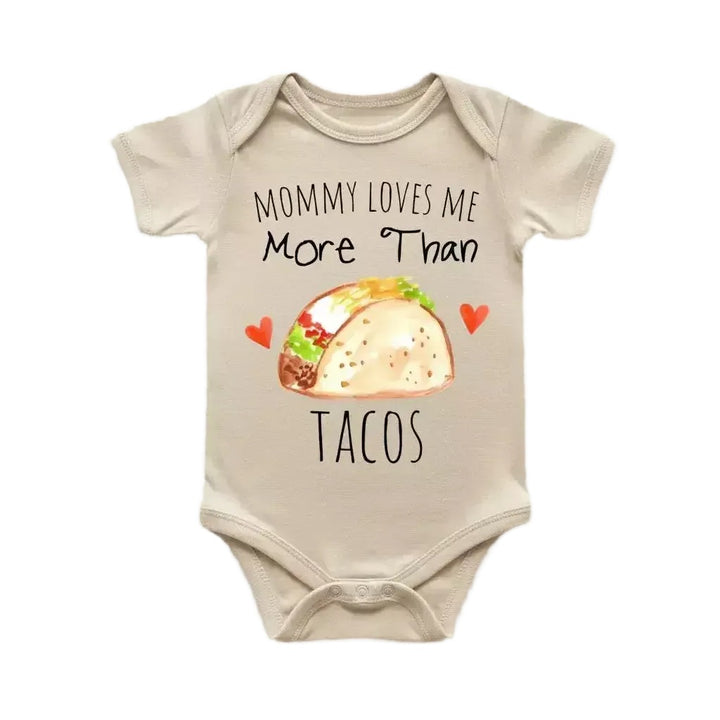 Taco Love - Baby Boy Girl Clothes Infant Onesie® Funny Cute Newborn GS1  Funny Cute Onesie® | North Fork Forager LLC