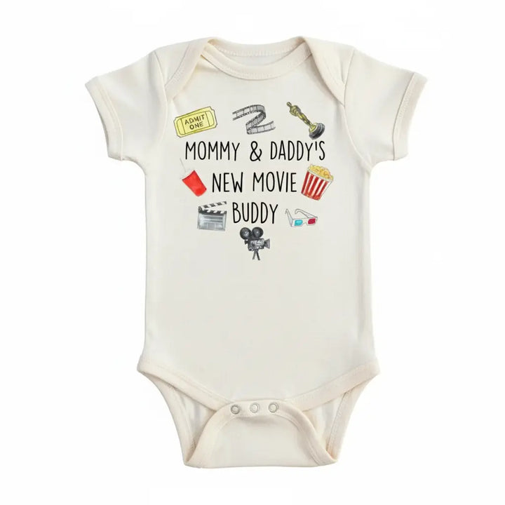 Movie Buddy - Baby Boy Girl Clothes Infant Onesie® Funny Cute Newborn GS1  Funny Cute Onesie® | North Fork Forager LLC