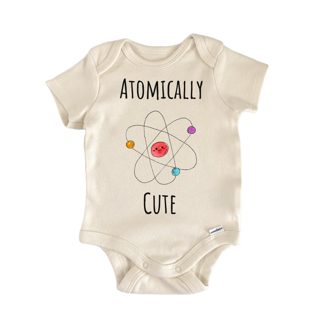 Atom Science Cute Physics Scientist Baby Gift Baby Onesie®