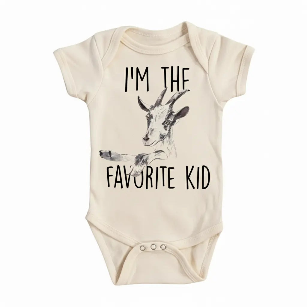 Goat Kid - Baby Boy Girl Clothes Infant Bodysuit Funny Cute Newborn  Funny Cute Onesie® | North Fork Forager LLC