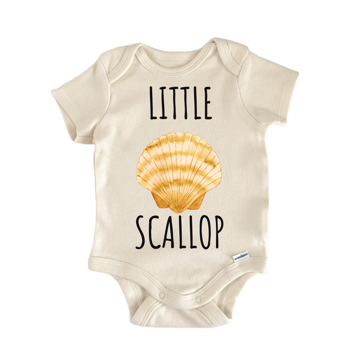 Little Scallop Seafood Shell Baby Gift Baby Onesie®