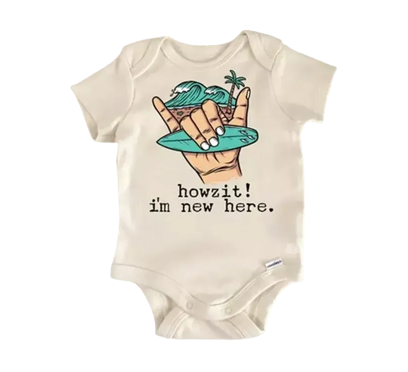 Hawaii Shaka - Baby Boy Girl Clothes Infant Bodysuit Funny Cute Newborn  Funny Cute Onesie® | North Fork Forager LLC
