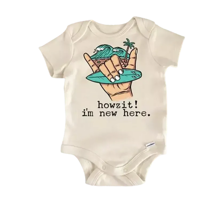 Hawaii Shaka - Baby Boy Girl Clothes Infant Bodysuit Funny Cute Newborn  Funny Cute Onesie® | North Fork Forager LLC