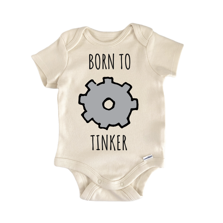 Born To Tinker Engineer Mechanic Infant Gift Baby Onesie®