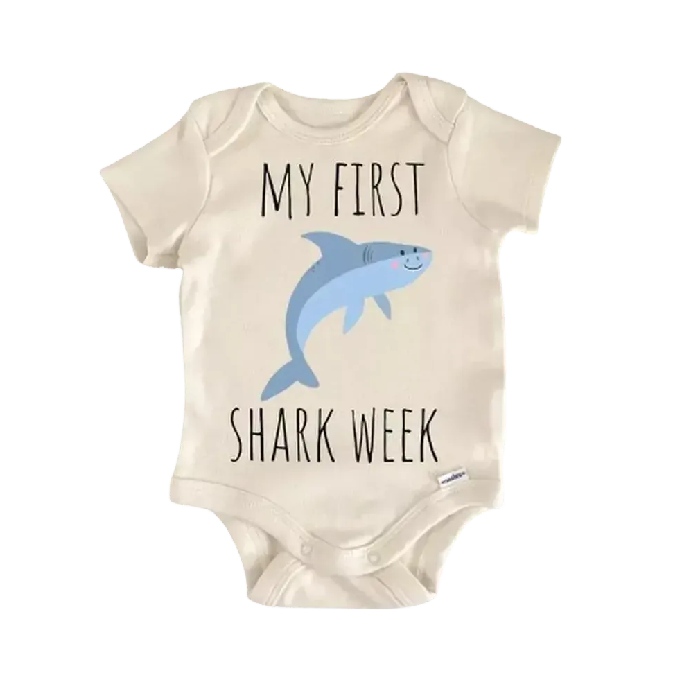 Shark Ocean Fish - Baby Boy Girl Clothes Infant Bodysuit Funny Cute Newborn  Funny Cute Onesie® | North Fork Forager LLC
