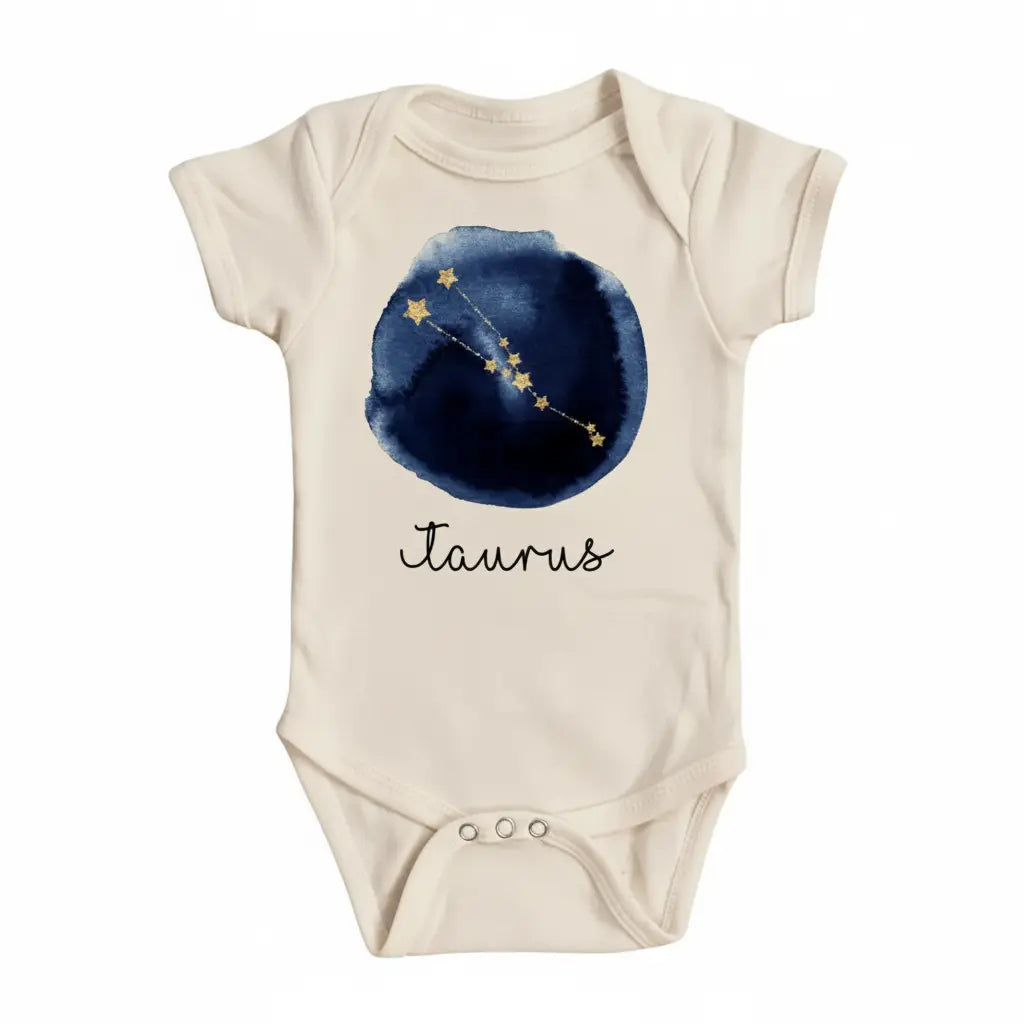 Taurus Zodiac - Baby Boy Girl Clothes Infant Onesie® Funny Cute Newborn GS1  Funny Cute Onesie® | North Fork Forager LLC