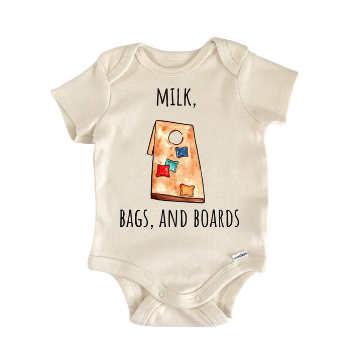 Milk Cornhole Bags Infant Gift Baby Onesie®